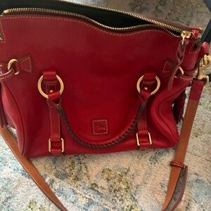 Dooney & Bourne red lucca crossbody